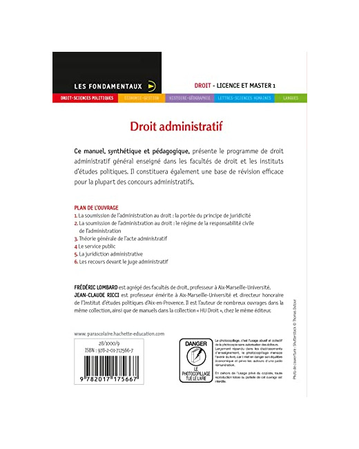 Fondamentaux - Droit administratif 2023-2024