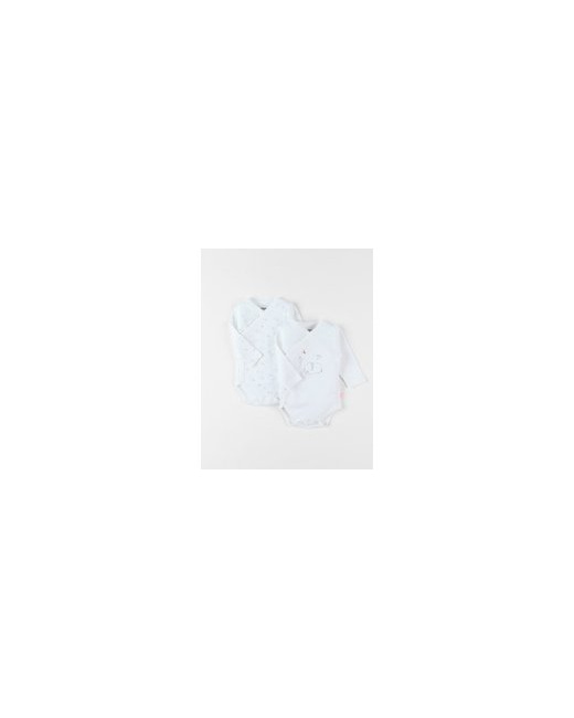 Set de 2 bodies naissance en coton