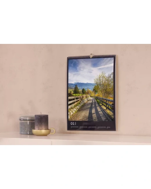 Calendrier photo mural A3