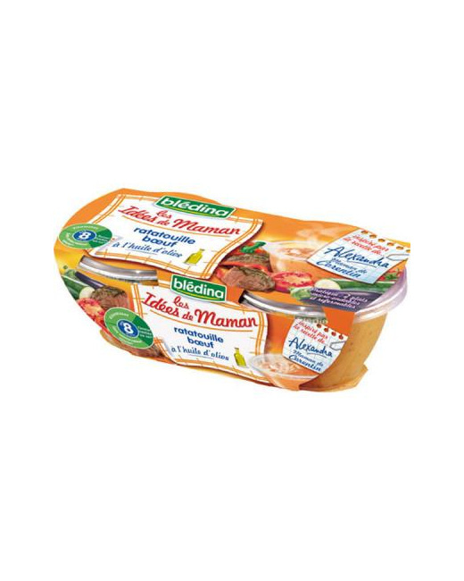 BLEDINA Les idées de maman - Ratatouille boeuf à l'huile d'olive