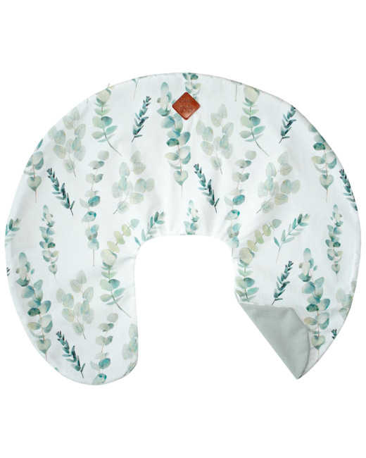 Housse pour coussin d'allaitement ergonomique, Eucalyptus