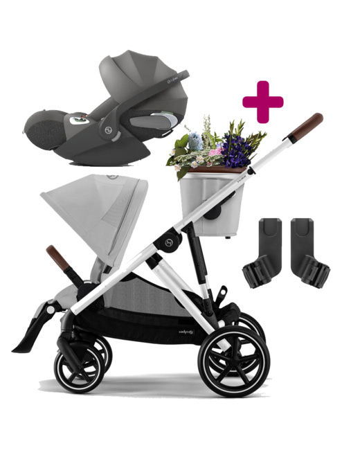 Poussette duo Gazelle S + Siège Cloud T i-Size