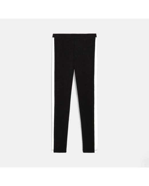Leggings en coton biologique noir fille