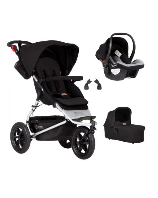 Poussette Urban Jungle + nacelle Plus + coque auto Protect
