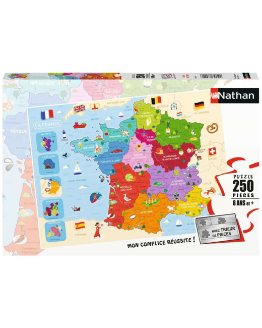 Puzzle Carte de France - de 8 ans