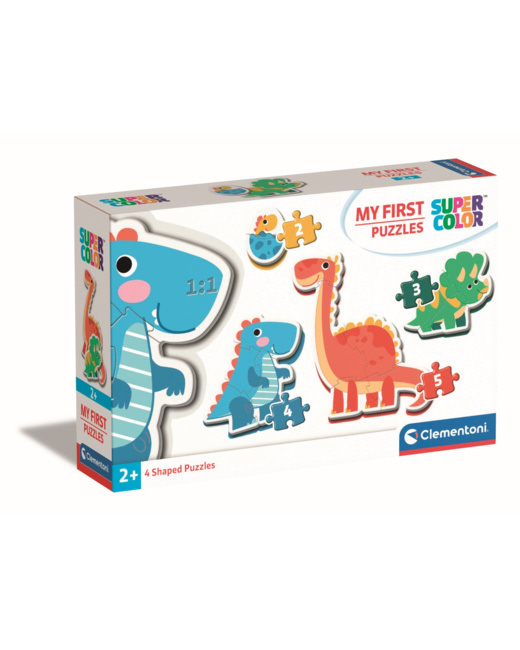 Puzzle Dinosaurs - 1x3 + 1x6 + 1x9 + 1x12 pièces