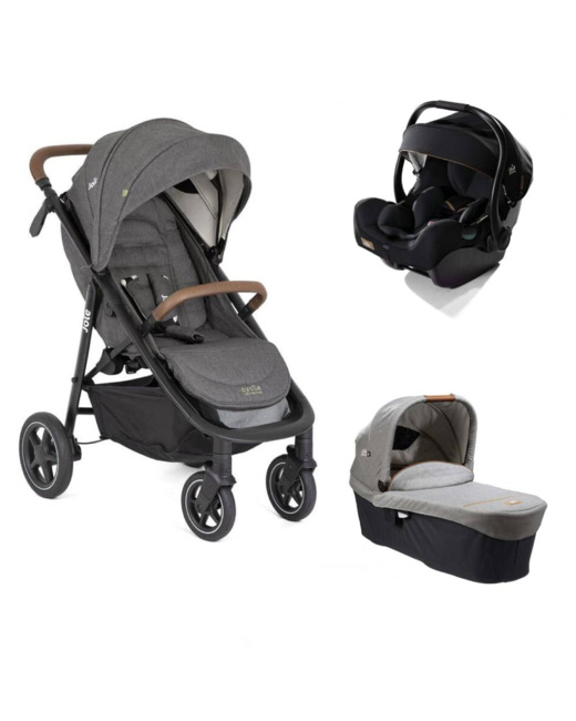 Poussette trio mytrax pro shell + siège auto i-jemini + nacelle ramble xl 