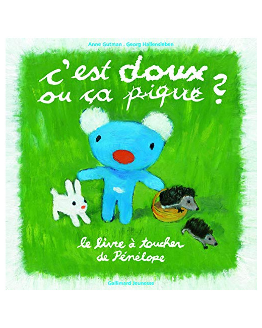 Livre C'Est Doux Ou Ça Pique ?: Le Livre À Toucher De Pénélope