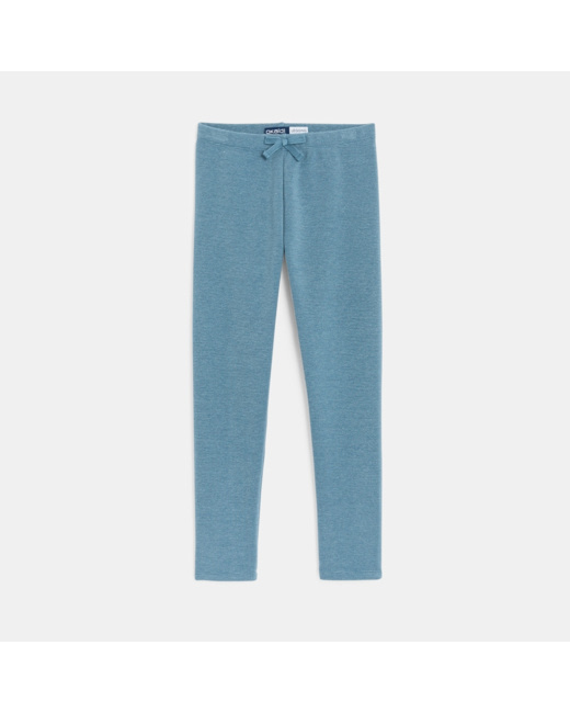 Leggings en jersey milano bleu fille
