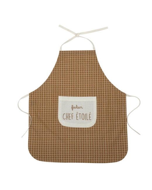 Tablier cuisine enduit carreaux