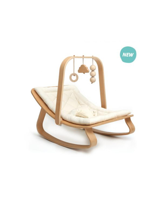 Arche d'éveil pour transat Levo avec jouets en bois