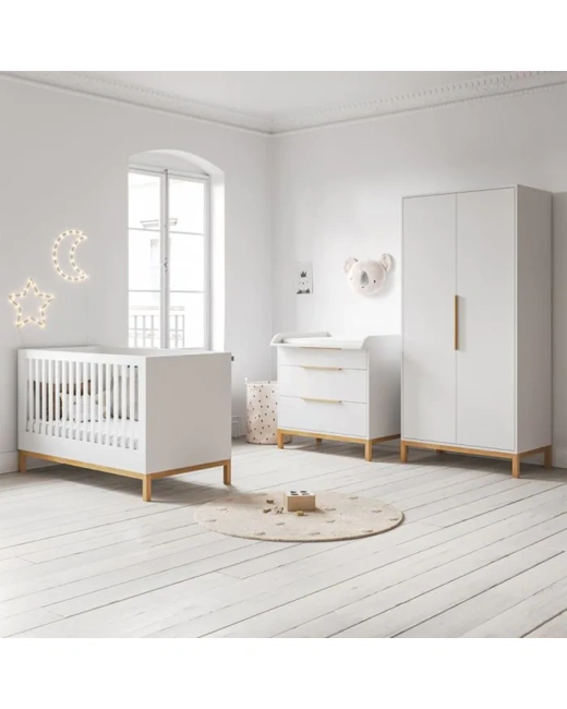 Chambre bébé évolutive 3 éléments Soie