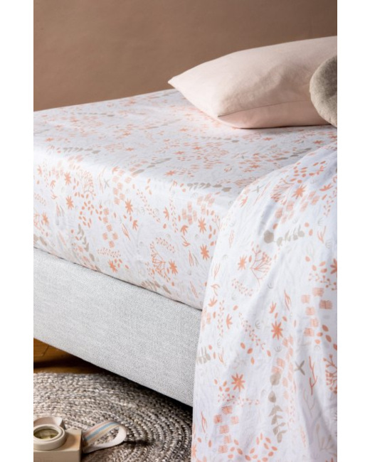 Drap housse Coton Bio Yukari Douceur 1 personne