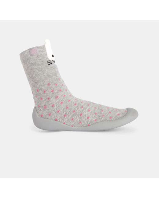Chausson chaussette souris grises fille