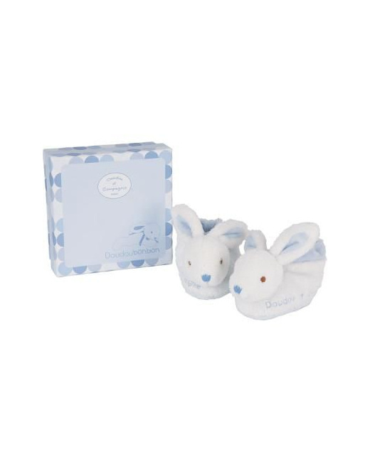 Coffret chaussons bébé lapin bonbon