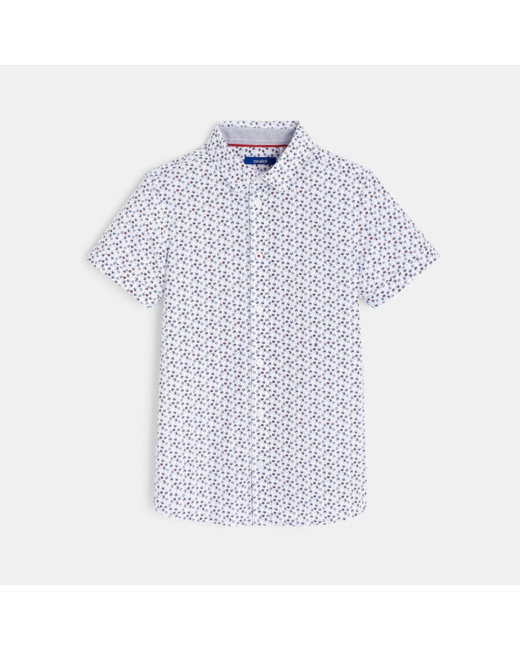 Chemise manches courtes imprimée garçon