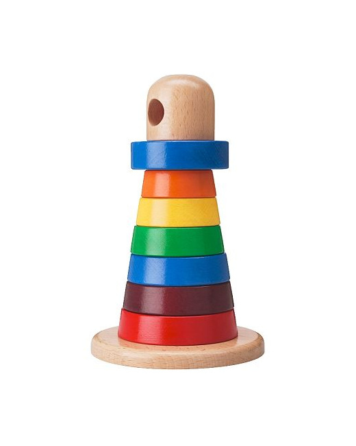UPPSTÅ Pyramide d'anneaux, multicolore - IKEA