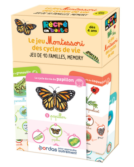 Le jeu Montessori des cycles de vie