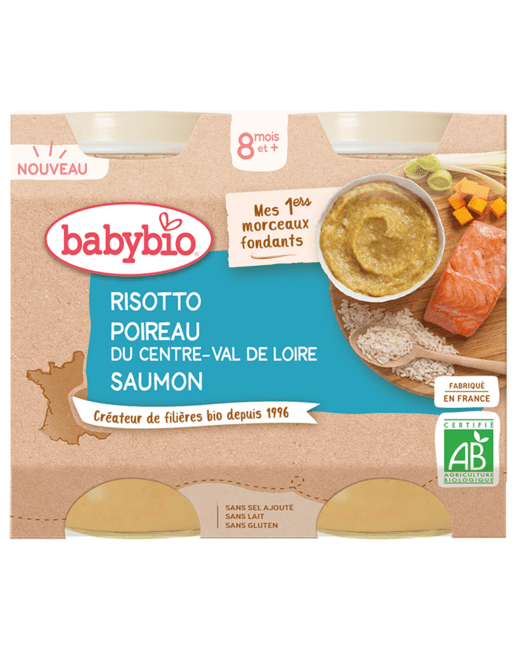 Risotto Poireau et Saumon