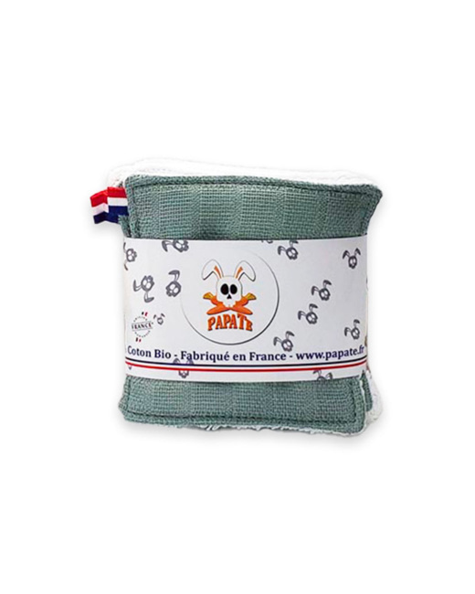 Lingettes lavables en coton bio