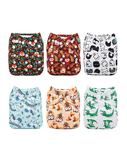 Lot de 6 couches lavables
