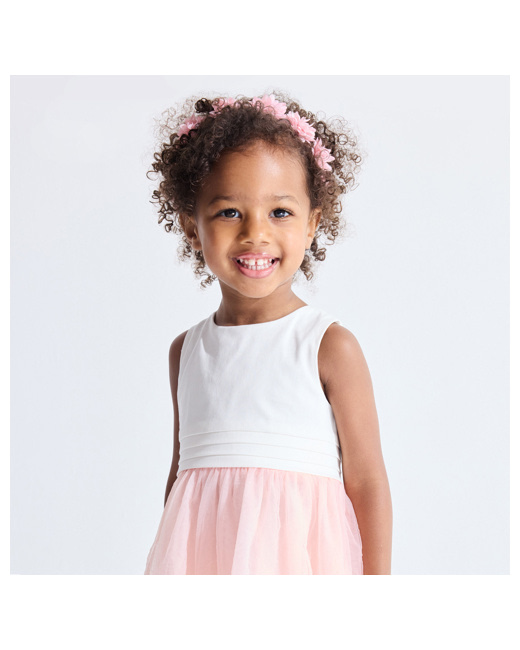 Robe chic bi-matière