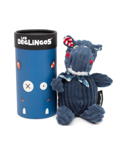 Peluche petit simply Hippipos l'hippo en boîte