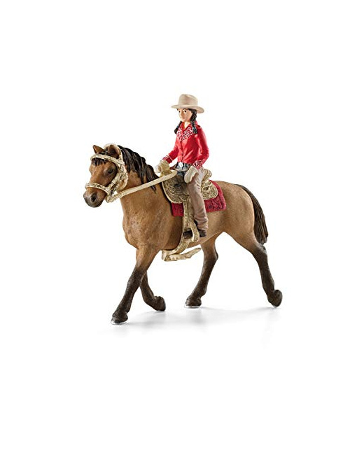 Figurine  cavalière Western