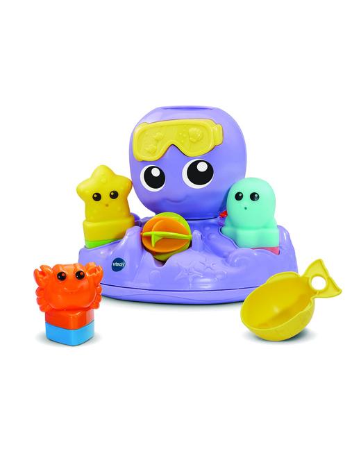 Julie, ma pieuvre toupie de bain