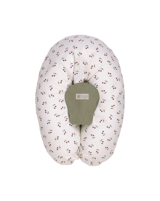 Coussin d'allaitement et de grossesse 3en1 Multirelax Cerises