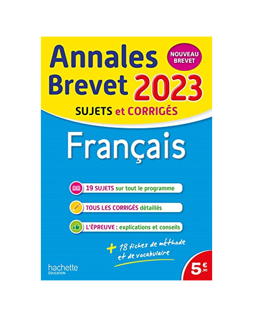 Annales BREVET 2023 - Français