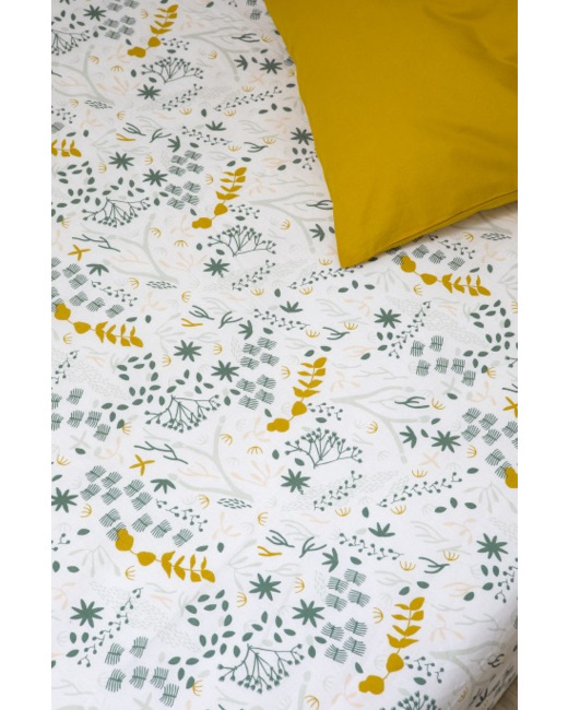 Drap housse Coton Bio Yukari 1 personne