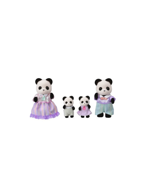 Figurine famille panda