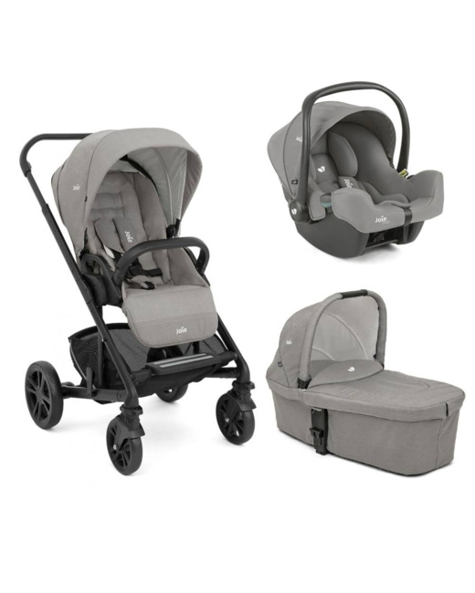 Poussette trio chrome + siège auto i-snug 2 + nacelle chrome 