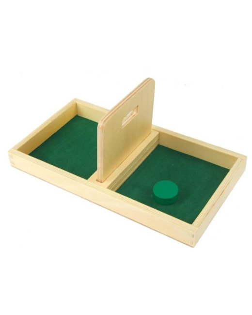 Plateau avec passage pour palet