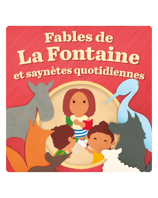  Livre audio Fables de La Fontaine et saynètes quotidiennes