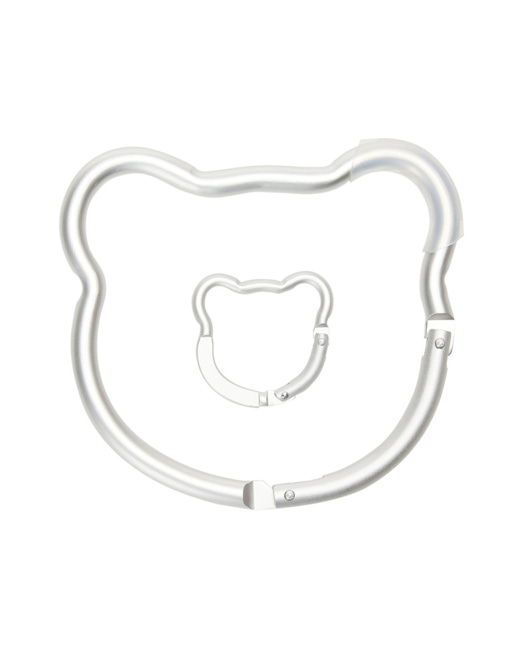 Lot de 2 mousquetons pour poussette Ours
