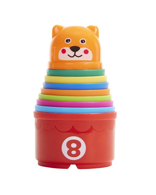 Lot de 9 tasses à empiler