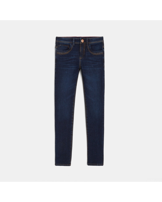 Jean skinny bi-stretch bleu garçon