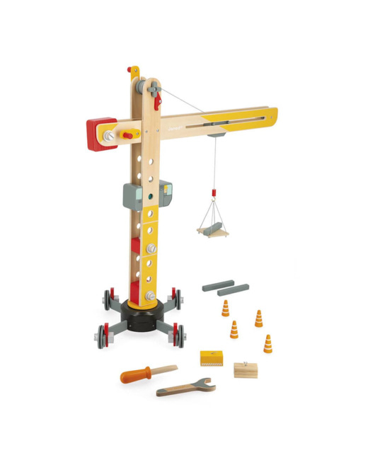 Grande grue en bois