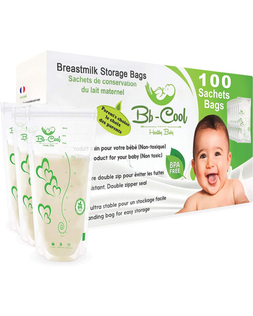 Sachets de conservation du lait maternel