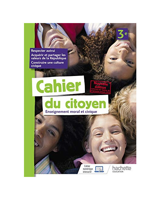 Cahier du citoyen 3e - éd. 2019