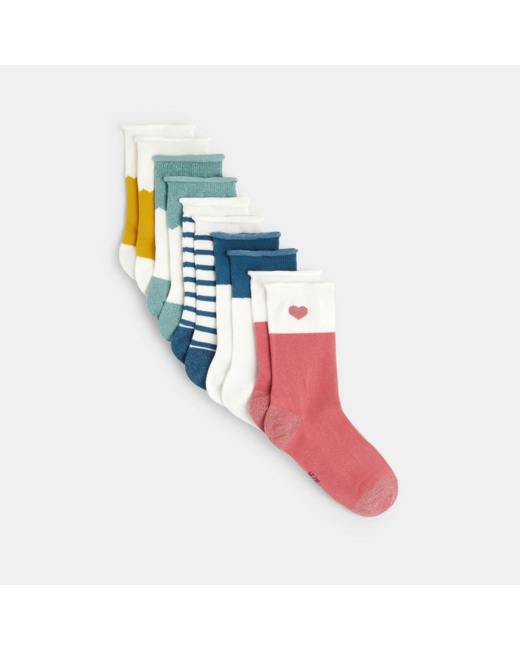 Chaussettes fantaisie (lot de 5) fille