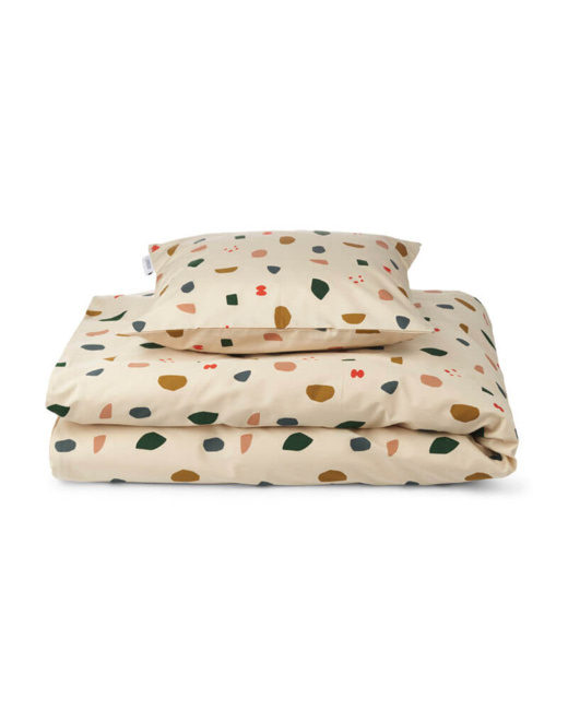 Ensemble Linge de lit Ingeborg Junior - Geometric foggy mix