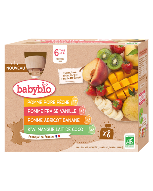 Gourdes fruits multi-parfums Bio