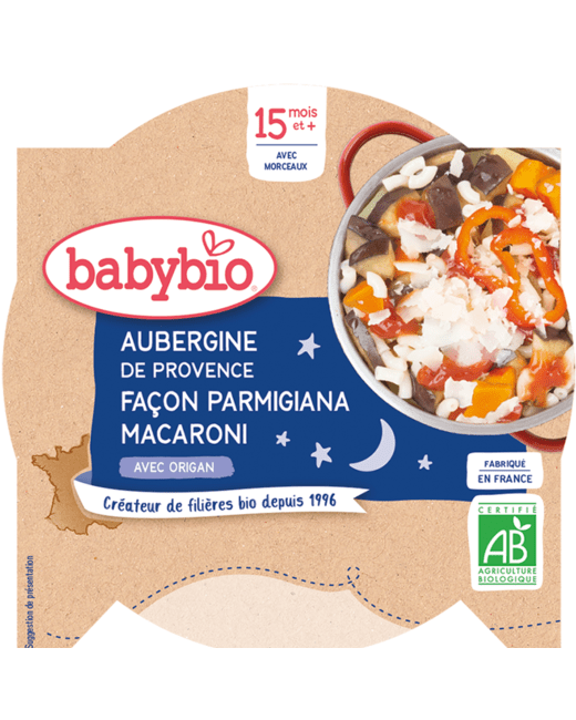 Bonne Nuit Aubergines de Provence façon Parmigiana Macaroni Origan