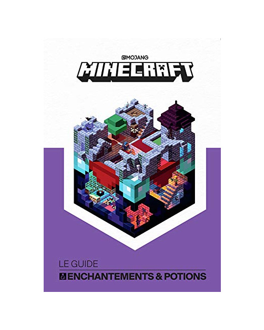 Livre Minecraft, Le Guide Officiel Des Enchantements Et Potions