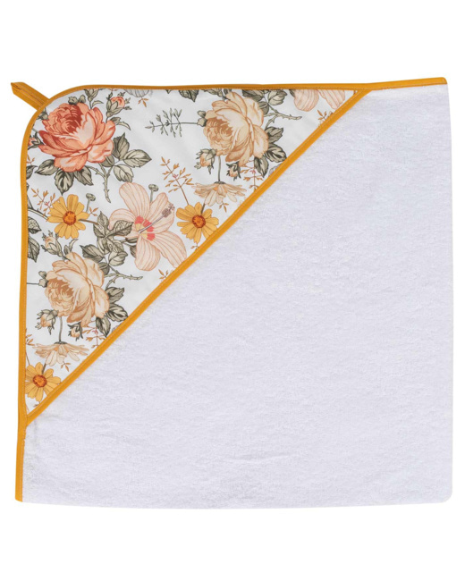 Grande cape de bain en coton et bambou, Néo Vintage