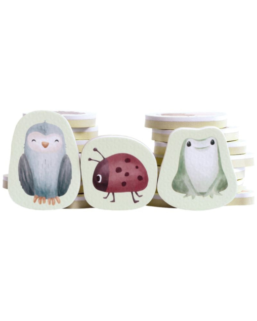 Stickers de bain en mousse Forest Friends