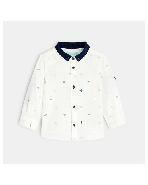 Chemise imprimée avions et vélos